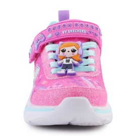 Skechers snuggle sneaks Skech Squad 302214L-PKMT Pantofi roz 2 Skechers snuggle sneaks Skech Squad 302214L-PKMT Pantofi roz 2