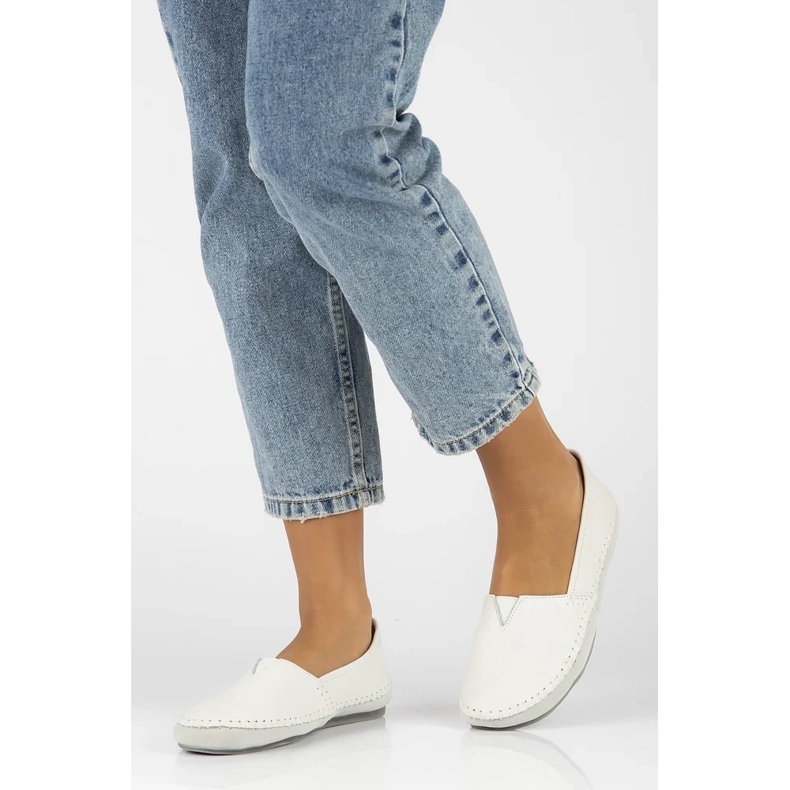 Filippo DP031/25 Plachete din piele alb 1