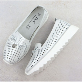 S. BARSKI Pantofi pentru femei pentru femei Openwork Silver S.Barski LR51-631 argint 3