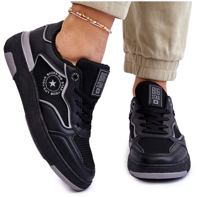 Big Star Star Big Women LL2744443 Pantofi sport cu acțiuni negre negru 4