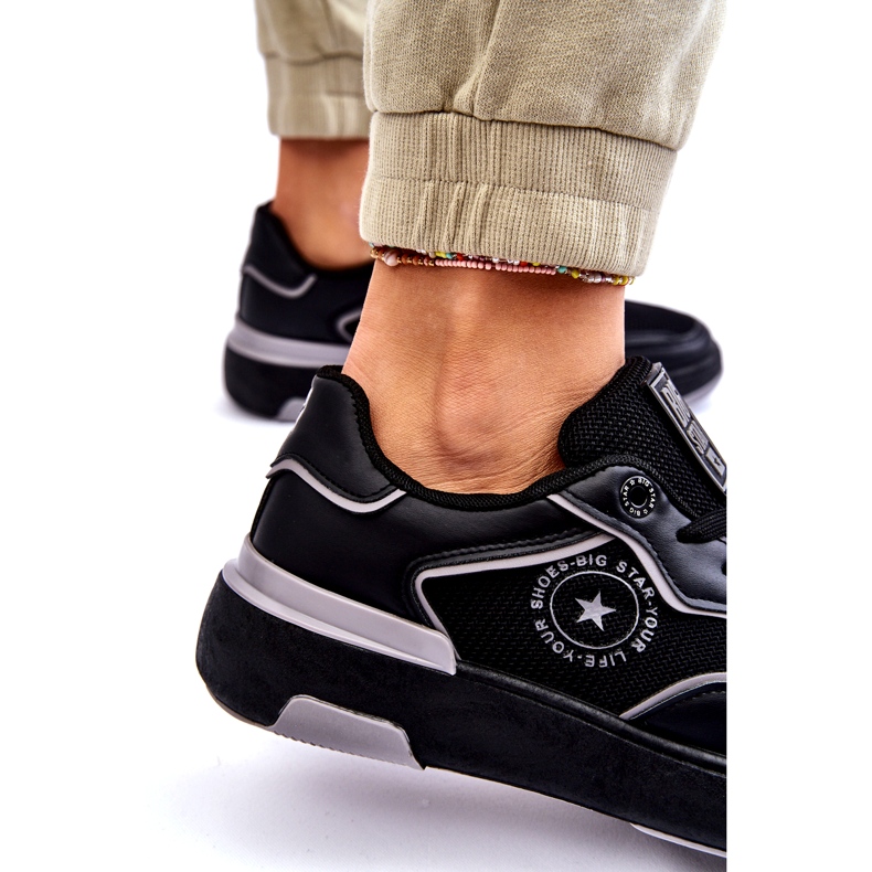 Big Star Star Big Women LL2744443 Pantofi sport cu acțiuni negre negru 3