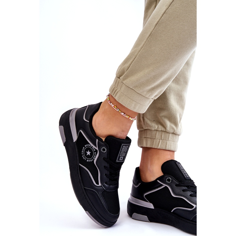 Big Star Star Big Women LL2744443 Pantofi sport cu acțiuni negre negru 2