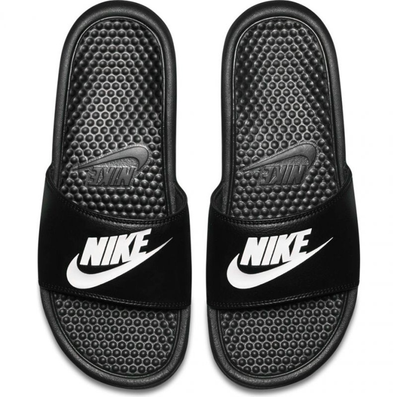 Nike Benassi JDI 343880 090 FLIP BLACK -FLOPS negru 2