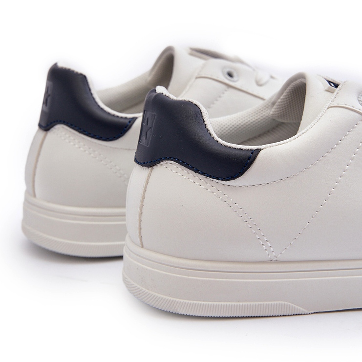 Pantofi pentru bărbați din piele ecologică Big Star NN174282 alb 1