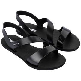 Sandale de sandale ipanema vibrale fem 82429 bd422 negru 1