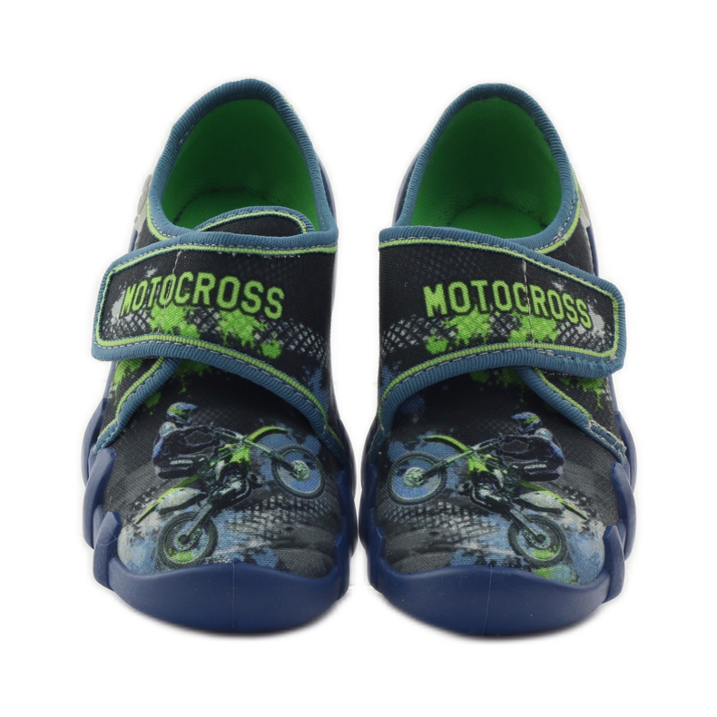 Papuci baieti Befado 273y226 motocross albastru marin verde 4