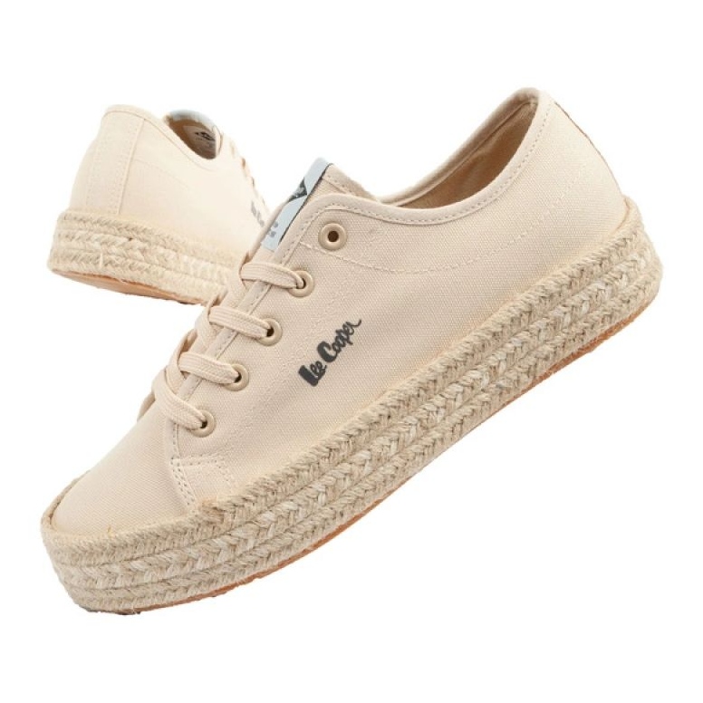 Lee Cooper LCW-25-44-3215L pantofi bej espadrilles 1