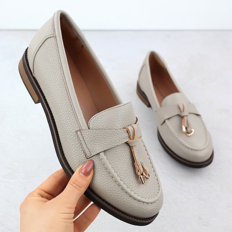 Pantofi țesături pentru femei Lordy bej potocki sz12627 1