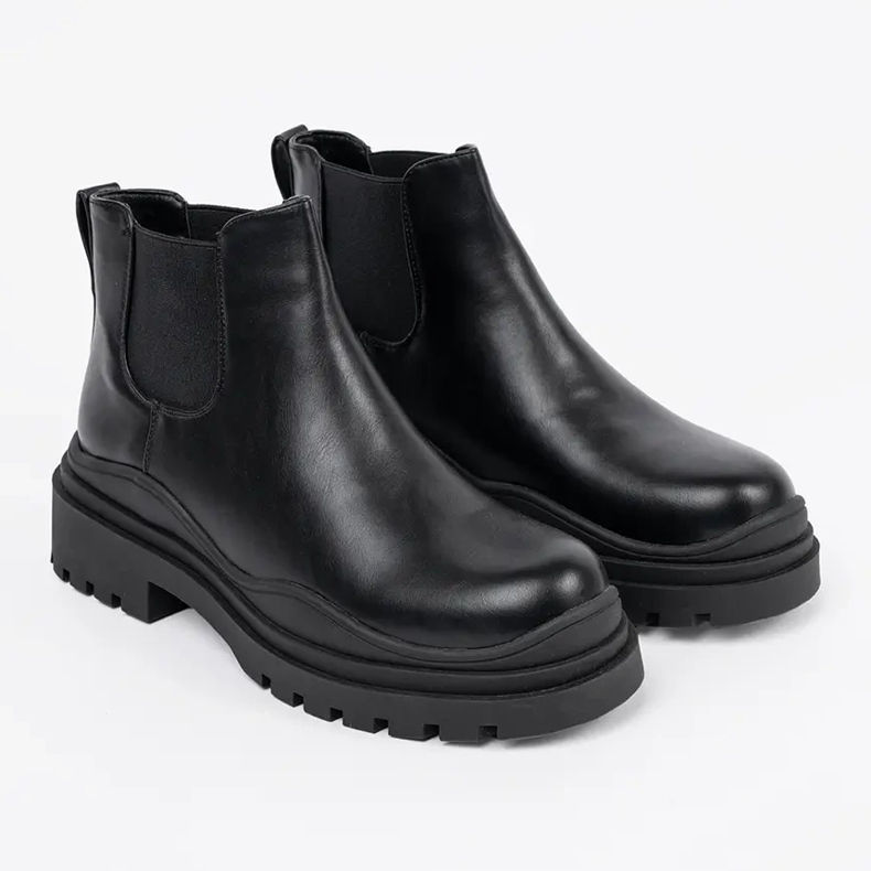 Botine de dama Shelovet pe platforma bej 2