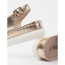 Goodin Sandale de aur pe o platformă ușoară 1