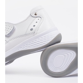 Goodin Sandale din piele albă picătoare 2