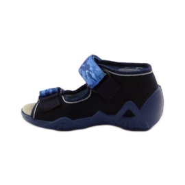 Sandale Befado inserție piele 250p albastru marin albastru 2