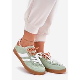 Adidași cu femei scăzute cu verde dantelă dublă 1 Adidași cu femei scăzute cu verde dantelă dublă 1
