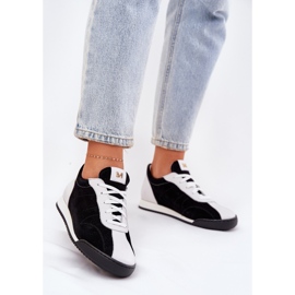 Laura Messi 2935 Pantofi sport din piele pentru femei negru 2 Laura Messi 2935 Pantofi sport din piele pentru femei negru 2