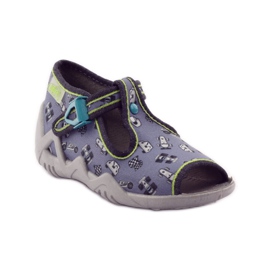 Befado papuci 217p092 urmăritori verde gri negru alb 1