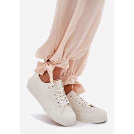 Adidași pentru femei pe platformă cu Eco Star Big Star RR274A297 Light Beige bej 1