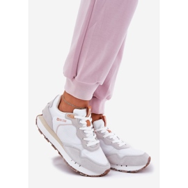 Pantofi sport pentru femei din piele de căprioară pentru femei Big Star RR274235 Hi-Polish Beige System bej 1 Pantofi sport pentru femei din piele de căprioară pentru femei Big Star RR274235 Hi-Polish Beige System bej 1