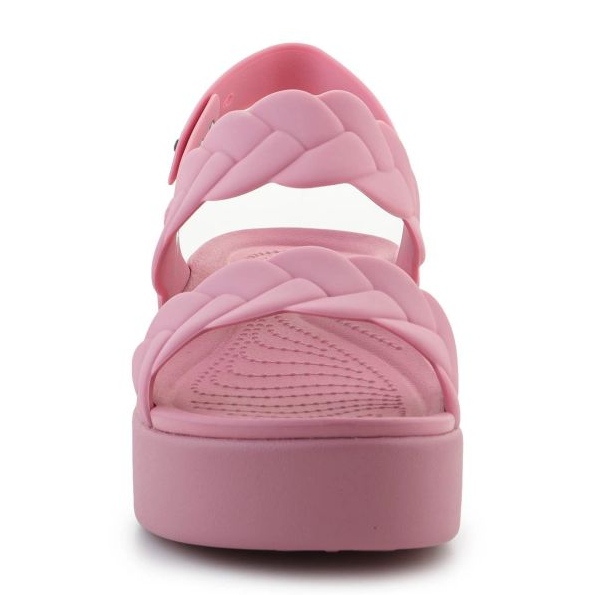 CROCS Brooklyn Woven Low Wedge 209977-6XX Sandale roz 2