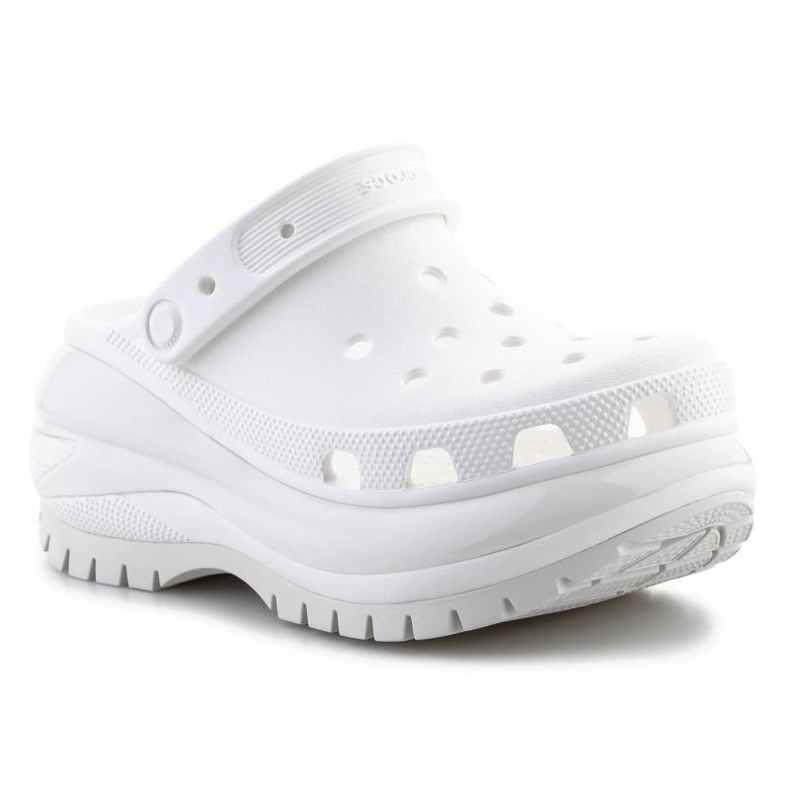 Slapi Crocs Mega Crush Clog 207988-100 alb 2