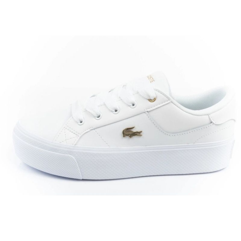 Pantofi lacoste platforme Ziane 05216 White alb 1