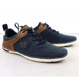 Pantofi sport pentru bărbați casual casual Bugatti Bugatti 21-ASG03-5000 albastru 1