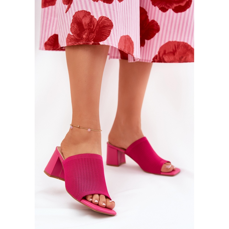 Papuci de la nivel înalt pentru femei roz 2