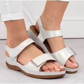 Sandale comode eVento W EVE223F, argintii 3