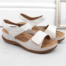 Sandale comode eVento W EVE223F, argintii 5