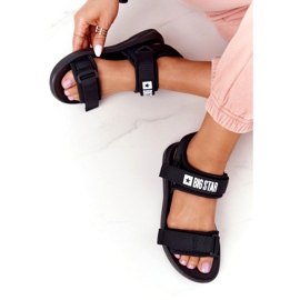 Sandale sport pentru femei Big Star HH274A024 Negru 5