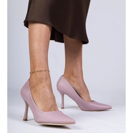 Pompele Classic Violet pe un pin eco -lEather 1