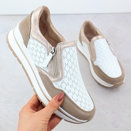 Pantofi sport din piele adidași Alb Filippo DP6777 1