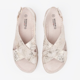 Goodin Sandale ușoare de purtare bej 2