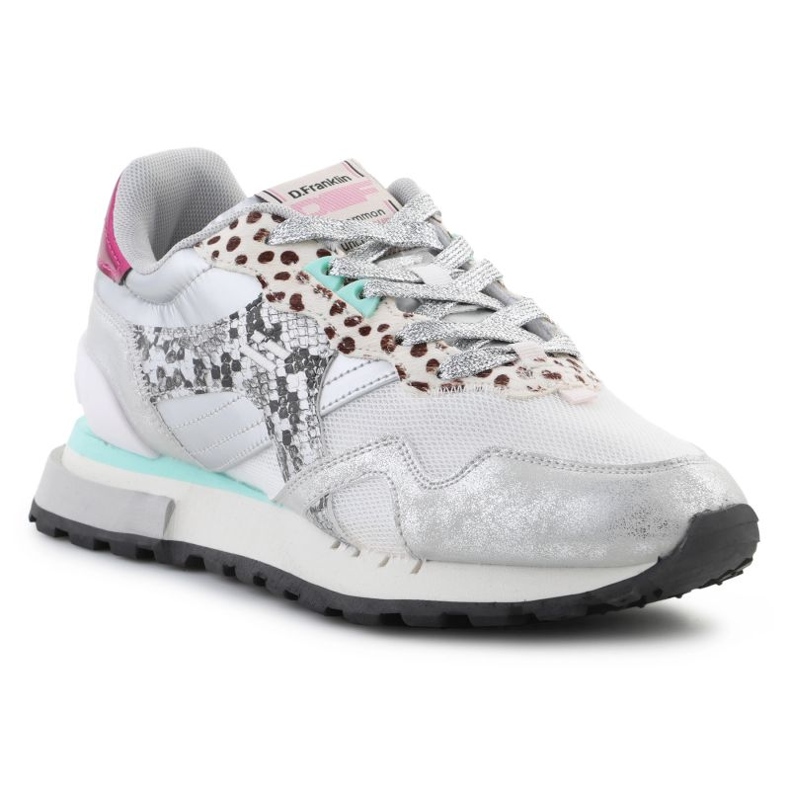 D.Franklin pantofi vibla zig patch dfsh378006-silv alb 1