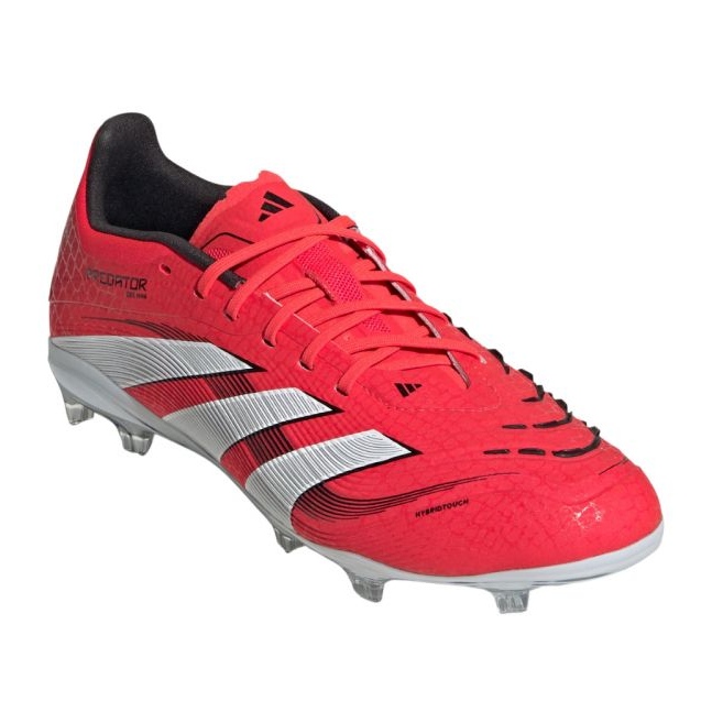 Adidas Predator Elite FG ID3758 Pantofi de fotbal roșu 2 Adidas Predator Elite FG ID3758 Pantofi de fotbal roșu 2