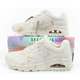 Pantofi Skechers Uno 155584/OFWT alb 9