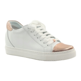 Pantofi sport Badura albi pentru femei cupru 3