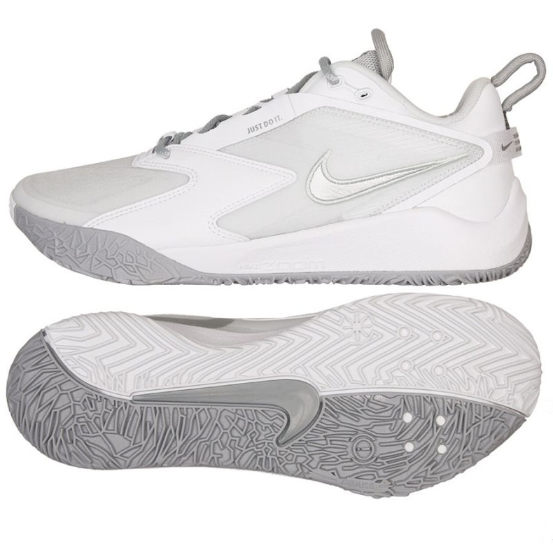 Pantofi de volei Nike Air Zoom Hyperace 3 FQ7074-001 alb 1