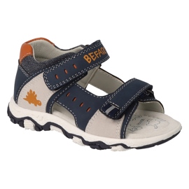 Sandale copii Befado cu inserție din piele 170P098 bleumarin albastru 1