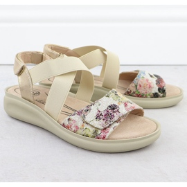 Sandale confortabile pentru femei pentru Velcro Beige Jezzi 24142 bej 2 Sandale confortabile pentru femei pentru Velcro Beige Jezzi 24142 bej 2