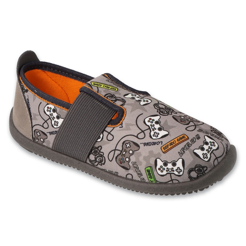 Papuci copii Befado cu talpa flexibila 901Y021 gri 1 Papuci copii Befado cu talpa flexibila 901Y021 gri 1