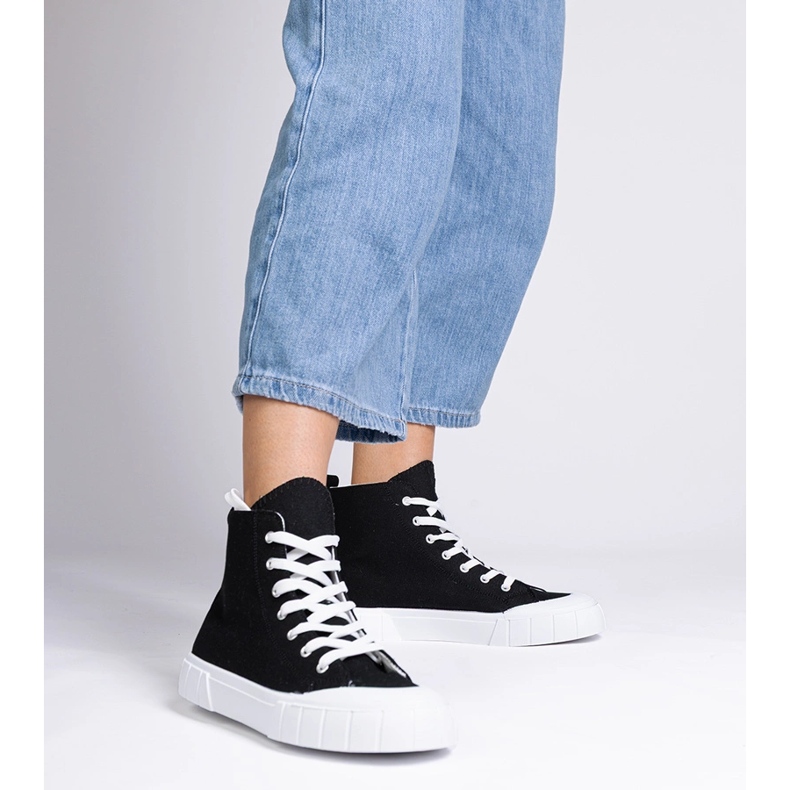 Botine negre negru 1