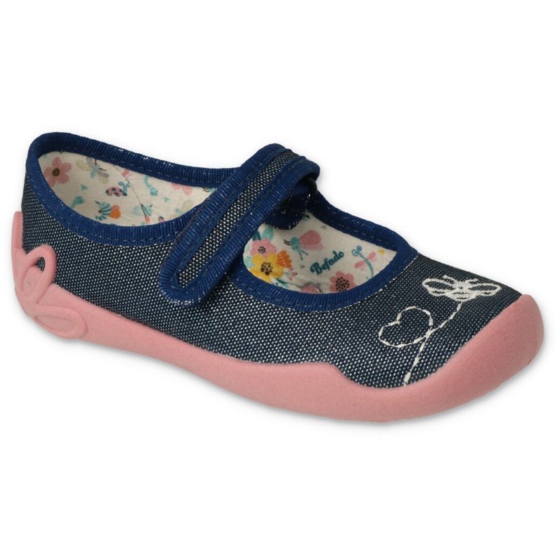 Befado Children’s Papkers 114x489 Navy Blue cu aplicație albastru 2