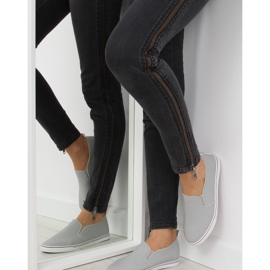 Gri xl08p Adidași gri cu slip-on 2