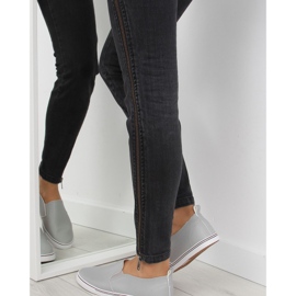 Gri xl08p Adidași gri cu slip-on 1