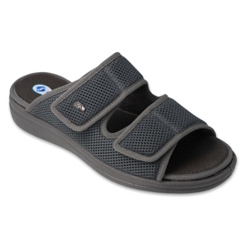 Befado Dr.ORTO papuci barbatesti cu brant antibacterian pu 083M002 gri 1 Befado Dr.ORTO papuci barbatesti cu brant antibacterian pu 083M002 gri 1