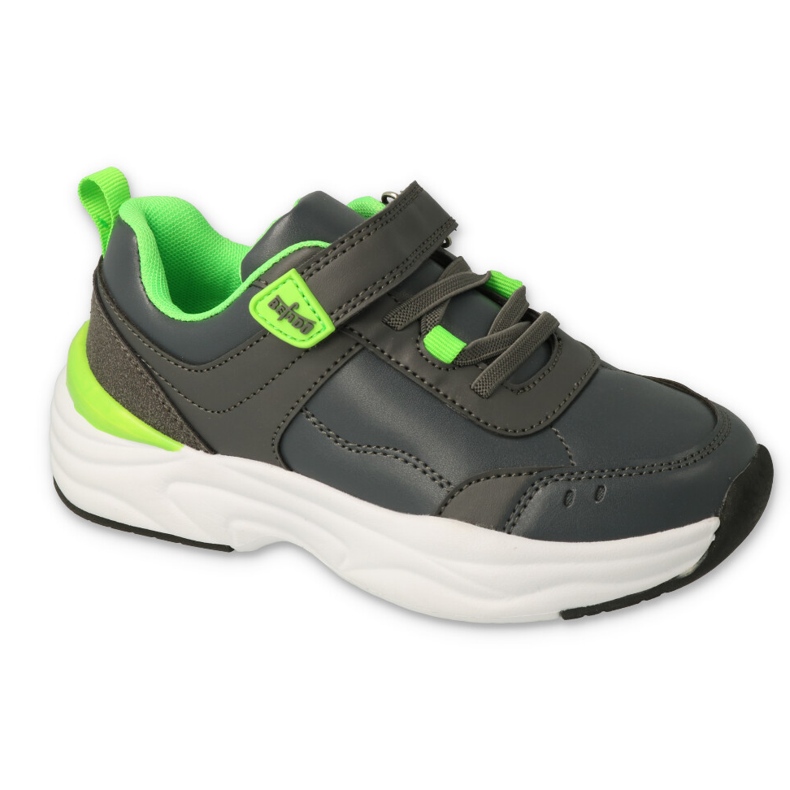 Sporturi de tineret Befado 516Q259 Green-Green Velcro gri 1