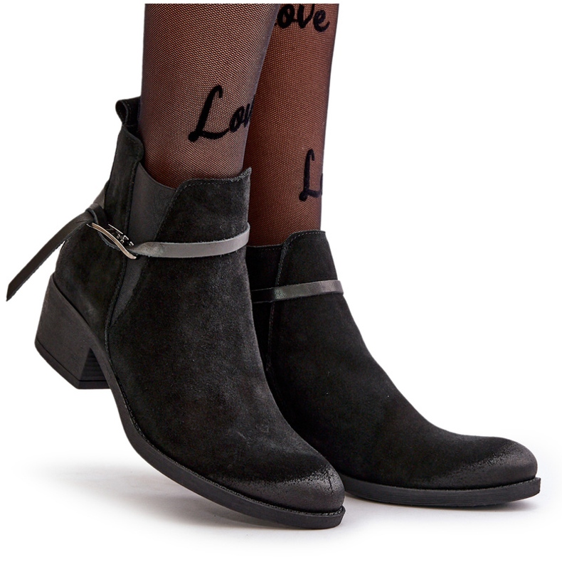 Zazoo 60478 Seede Heels High Heels Izolate Zipper Negru 5