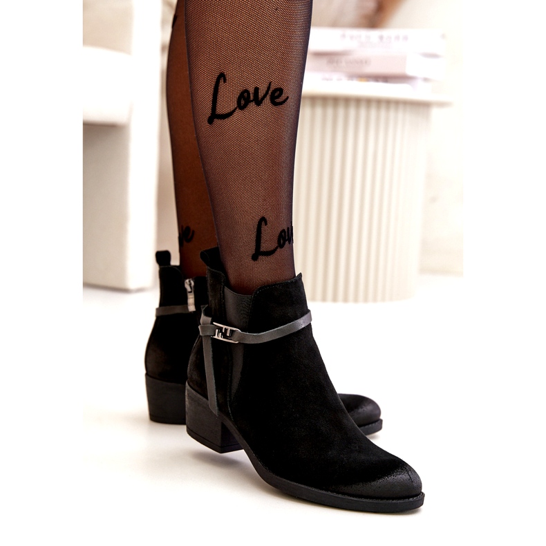 Zazoo 60478 Seede Heels High Heels Izolate Zipper Negru 3