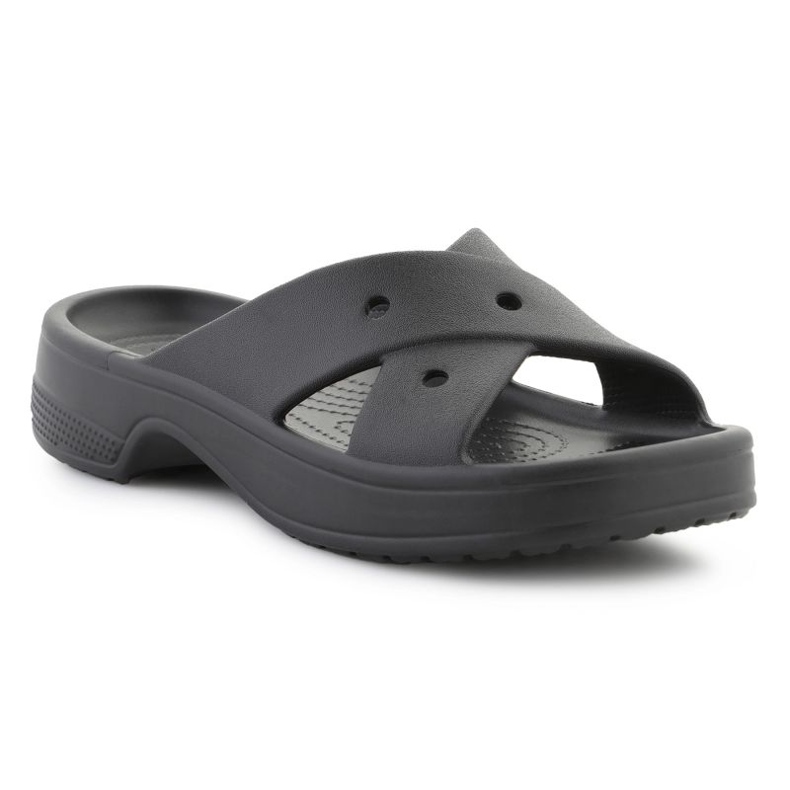 CROCS Classic Womens Cross Cross Flip Flops 210840-001 negru 1
