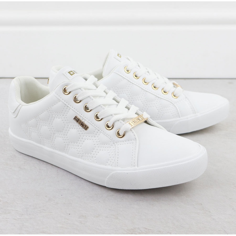 Adidași pentru femei Ecoski White Big Star RR274322 alb 2